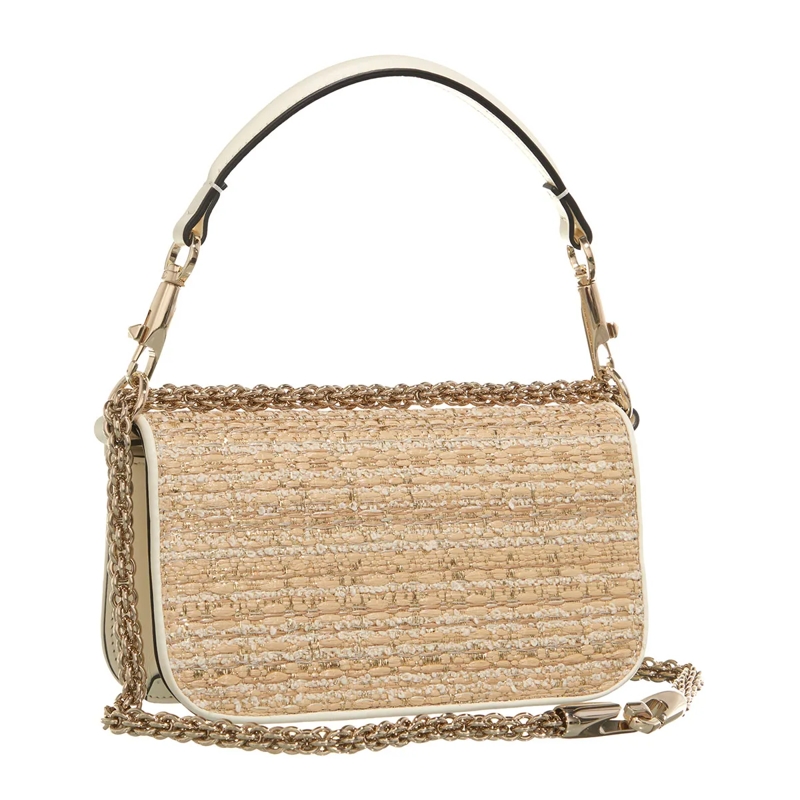 Valentino Garavani Schultertasche Small Shoulder Bag Bianco-Oro/Ivory(Image 5)