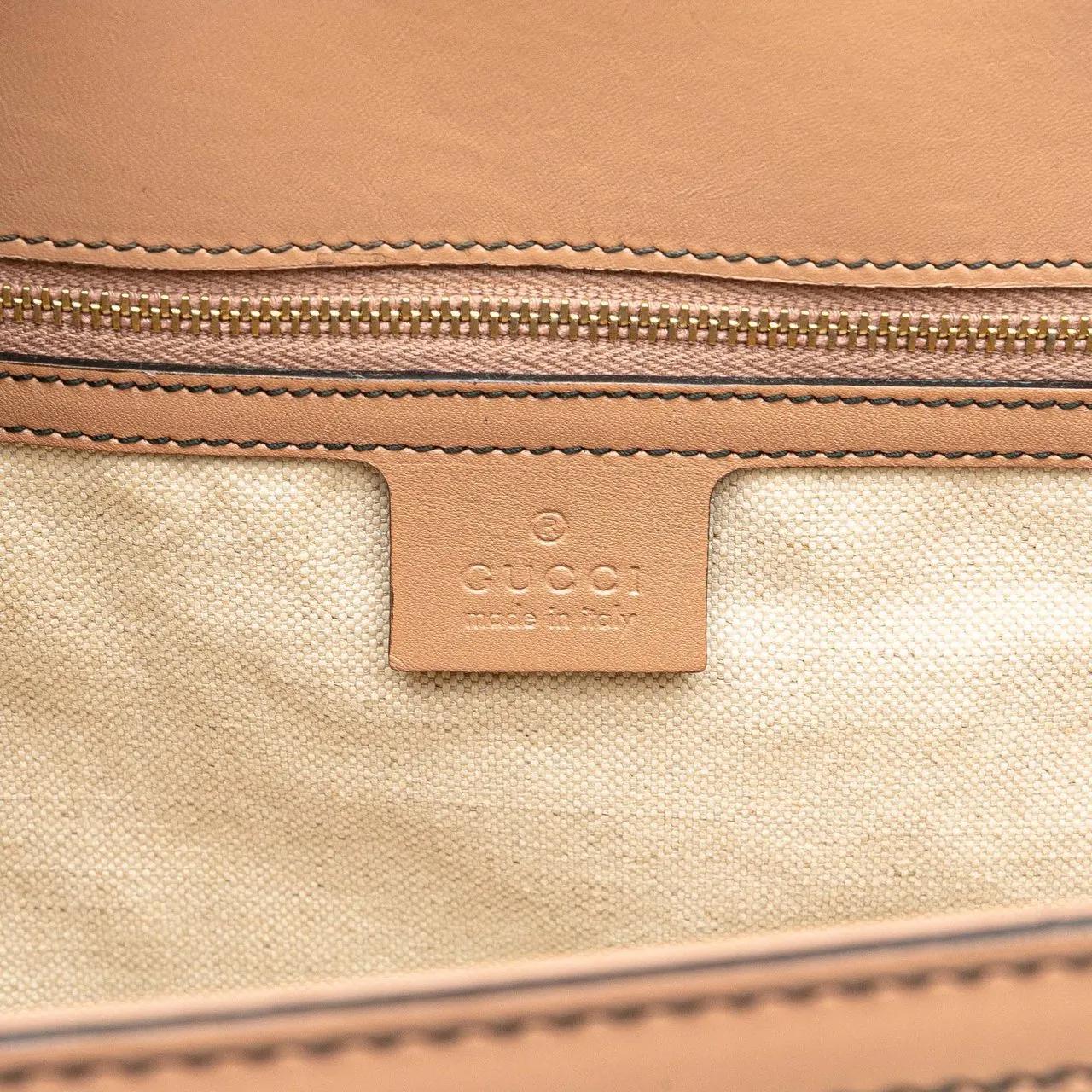 Thumbnail - Gucci Hobo Bags - Large GG Canvas Emily Shoulder Bag - Gr. unisize - in Braun - für Damen