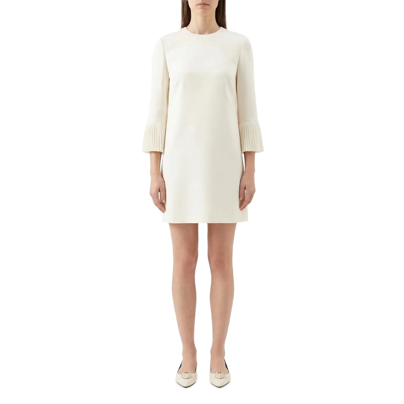 Valentino Garavani Minikleid Minikleid aus Wolle und Seide weiß(Image 2)