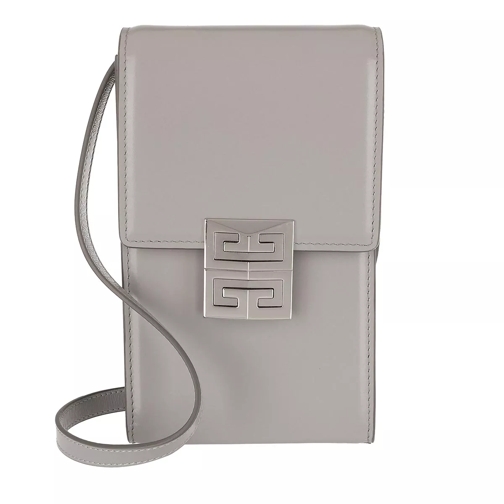 Givenchy Mini 4G Vertikal Crossbody Bag Leather Cloud Grey Minitasche