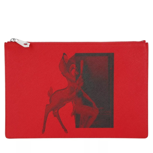 Givenchy Bambi Printed Pouch Red Pochette