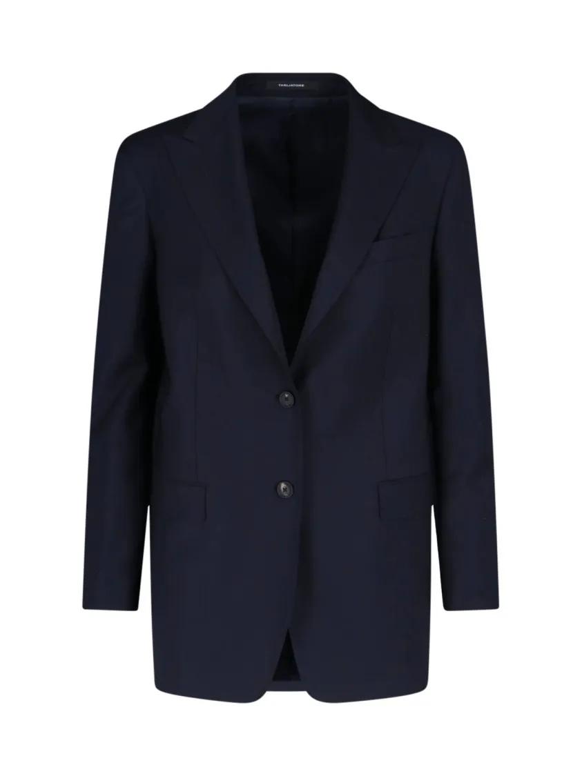 Thumbnail - Tagliatore - Single-Breasted Blazer – Navy - Größe 46 - blau