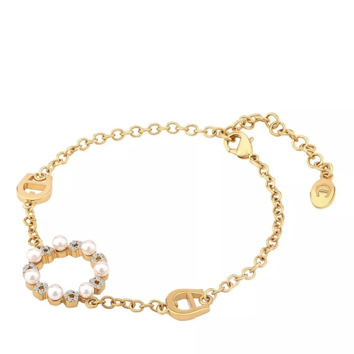 AIGNER Bracelet Round A Logo W/Pearl Swarovski Crystals rosegold Armband