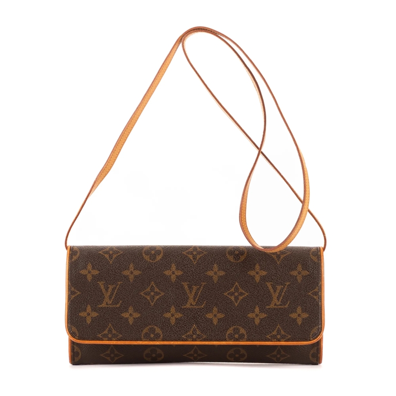 Louis Vuitton Crossbody Bag Twin GM braun