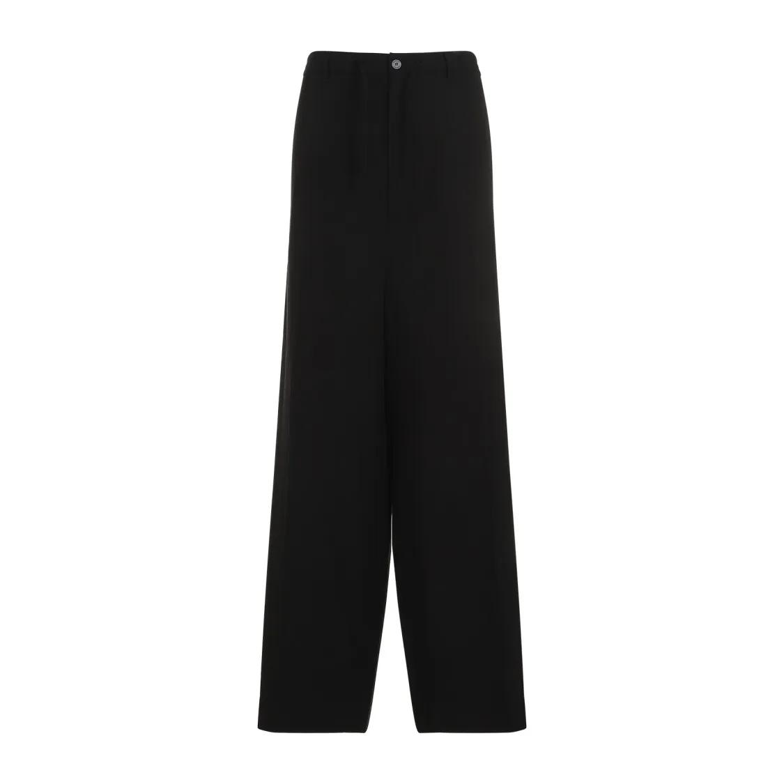 Balenciaga - Black Lyocell Fluid Tailored Pants - Größe M - schwarz