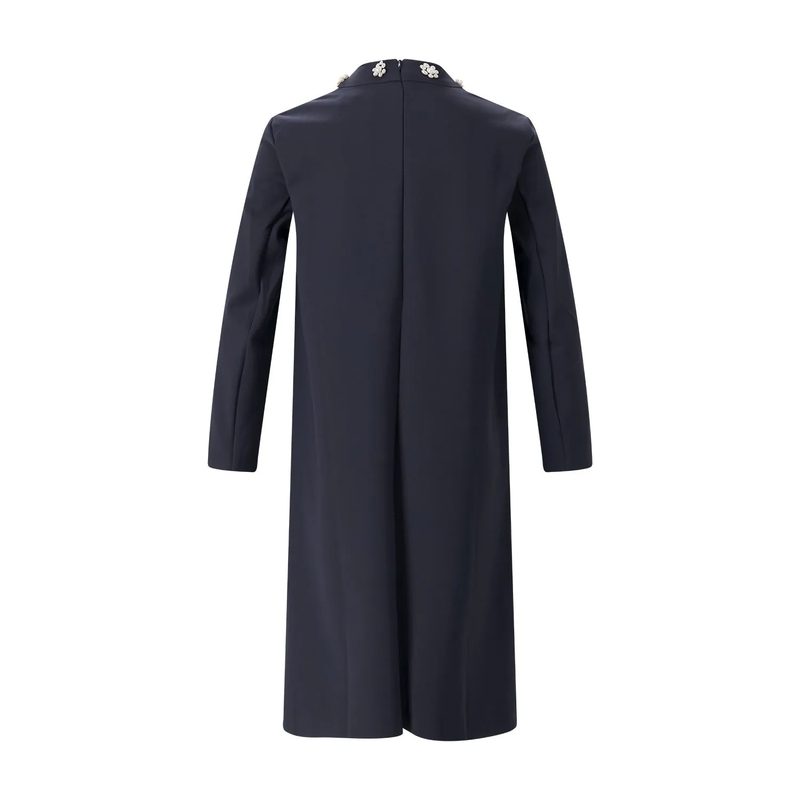 Chiara Boni Midi-jurk Midikleid Leotie/L BR ZP dunkelblau(Image 2)