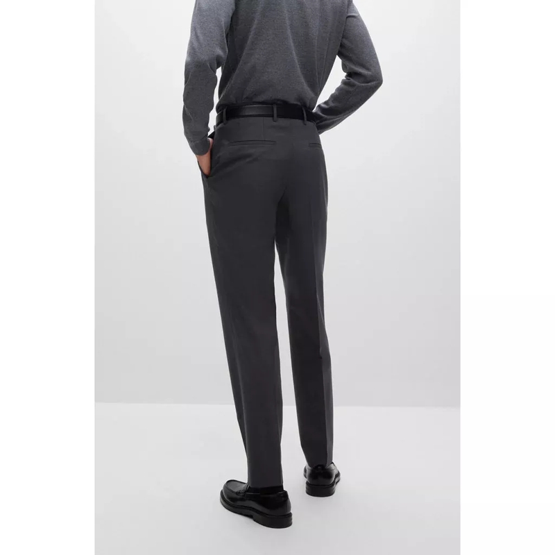 Boss  Slim-Fit Businesshose Genius Grau(Image 3)