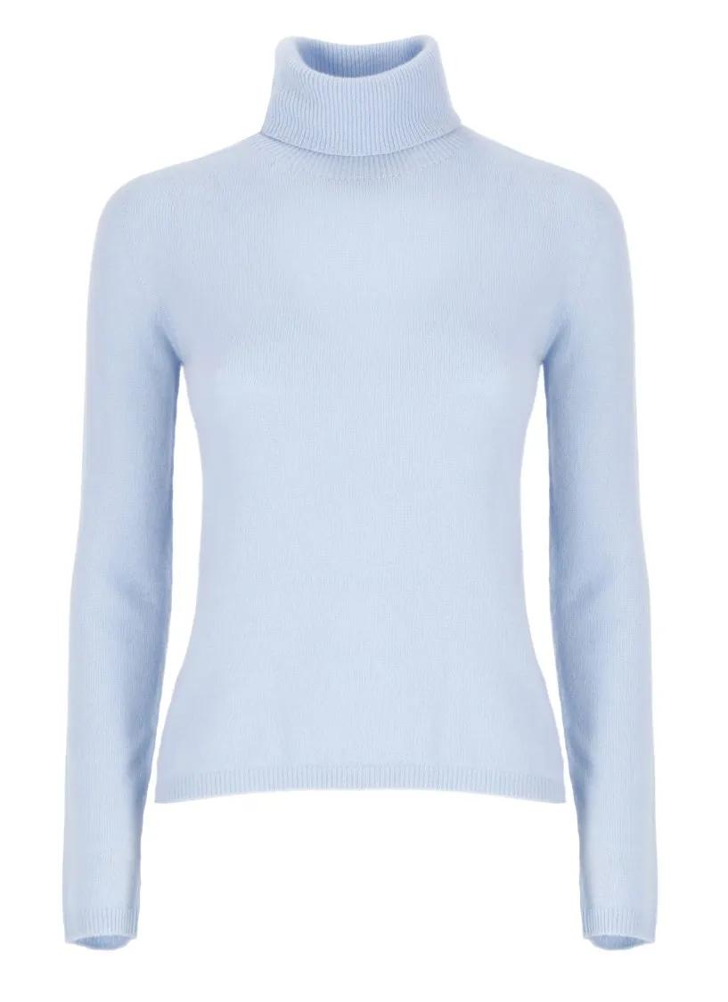 Vanise - Light Blue Vanisè Cashmere Sweater - Größe 40 - blau