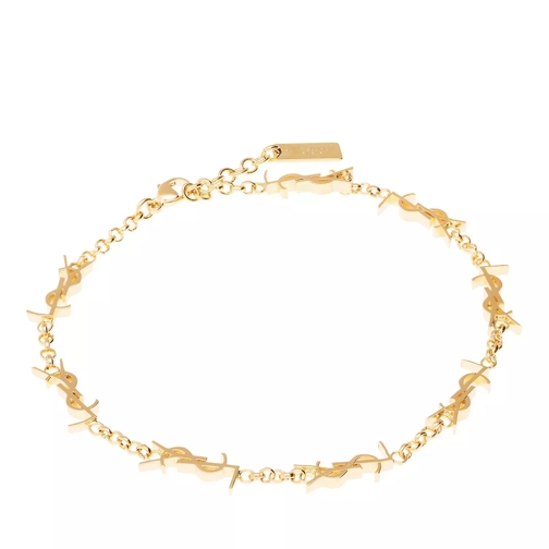 Saint Laurent Cassandre Metal Chain Bracelet Gold Bracelet