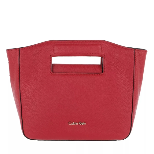 Calvin Klein Carryall Mini Grab Tote Scarlet Crossbody Bag