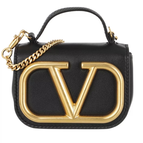 Valentino Garavani V Logo Mini Crossbody Bag Black Crossbody Bag