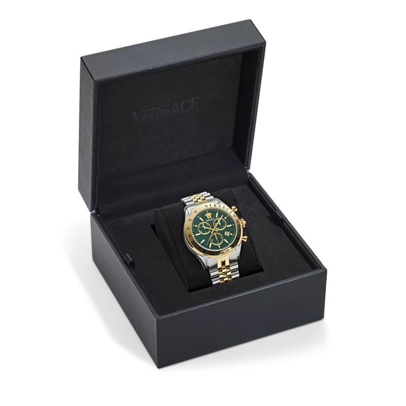 Versace Chronograph Quartz Chronograph Watch Versace Chrono Master (Wc silber