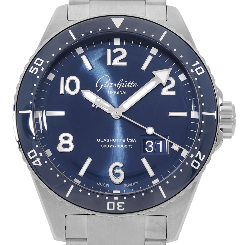 Glashütte Original Automatikuhr SeaQ Blau