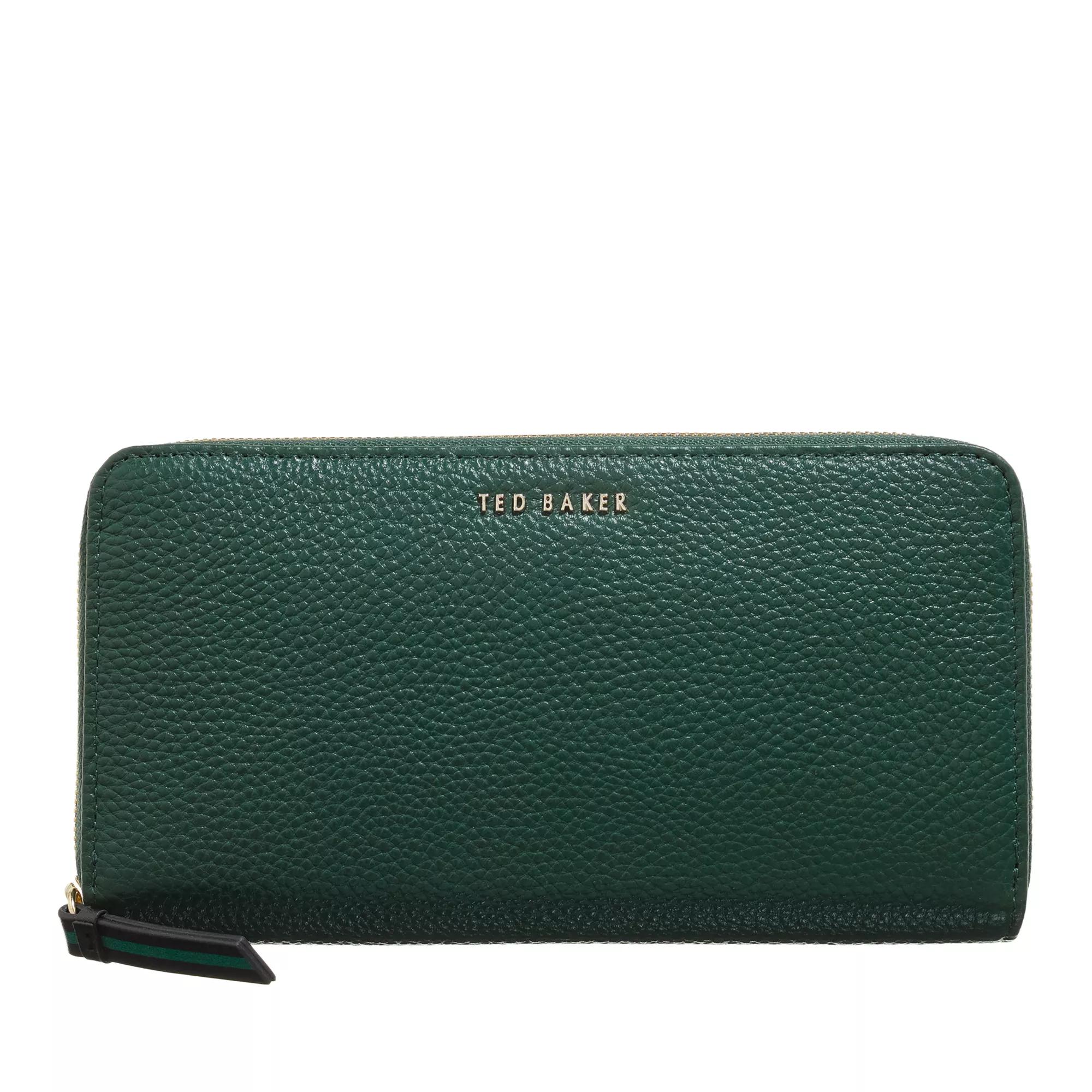 Ted Baker Daliea bing Large Zip Around Matinee Green ZipAround Wallet