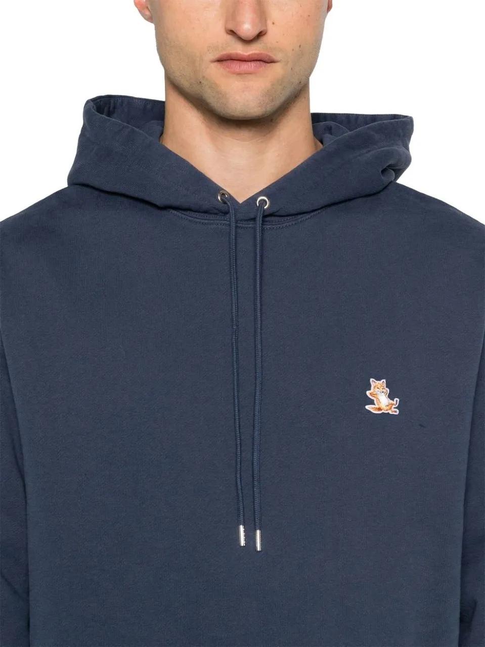 トップス [Maison Kitsune] CHILLAX PATCH HOODIE MAISON KITSUNÉ Chillax Patch Hoodie | Brown | SVD