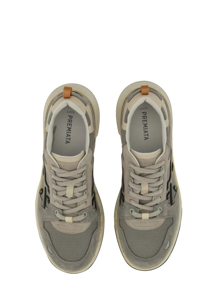 Thumbnail - Premiata Low-Top Sneaker - "Drake" Sneaker - Gr. 43 (EU) - in Grau - für Damen