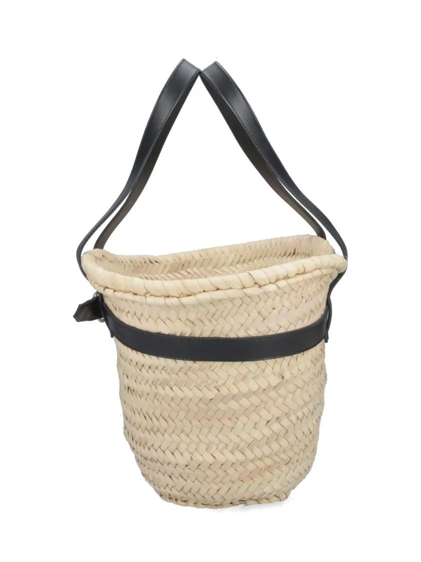 Coperni Shoppers & Totes "Palm" Medium Tote Bag – Beige in beige