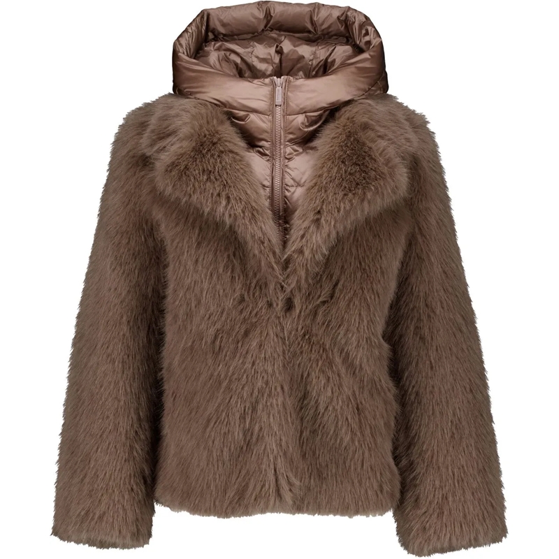 Bomboogie Trenchcoat Bomboogie Woman Fur Coat  Taupe Gw9148_frl5 taupe