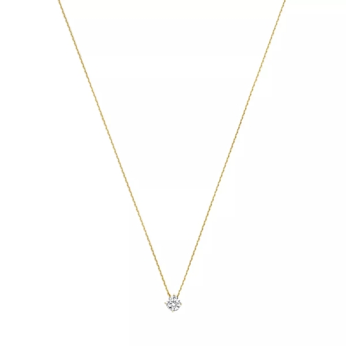 BELORO Monte Napoleone Stella 9 karat necklace with zirco Gold Short Necklace