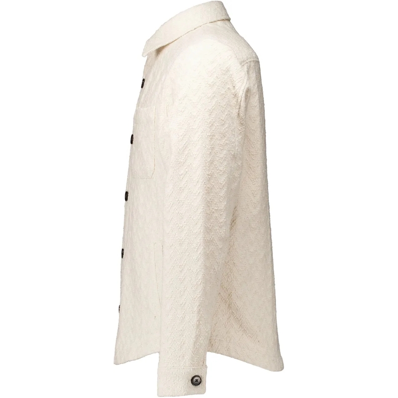 PROFUOMO Weste Profuomo  Overshirts Off White Ppwf10014 weiß(Image 2)