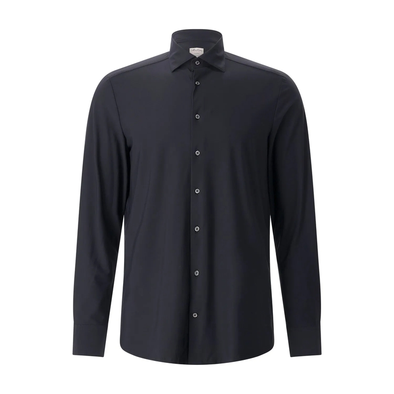 STENSTRÖMS Overhemd Slimline Hemd schwarz