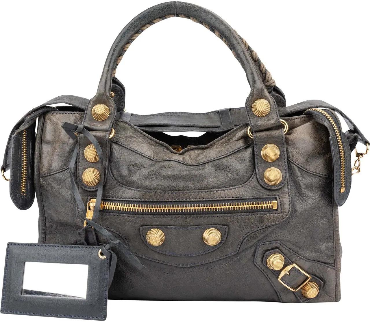 Balenciaga Crossbody Bags - Balenciaga Grey Leather Classic City Handbag - Gr. unisize - in Bunt - für Damen