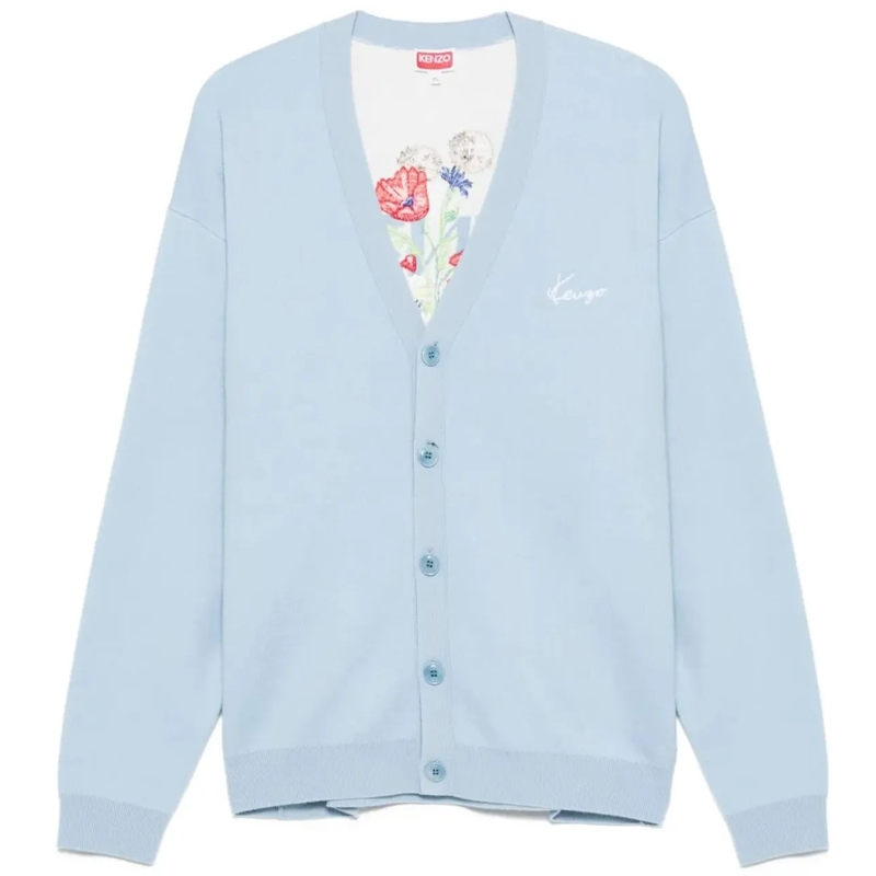 Kenzo  cardigan a imprime floral blau