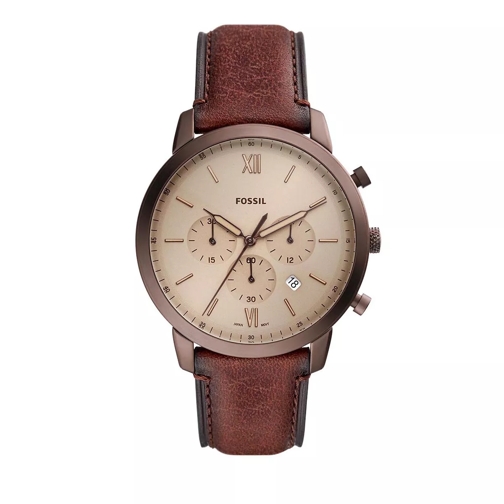 Fossil NeChronograph Eco Leather Watch brown Chronograph