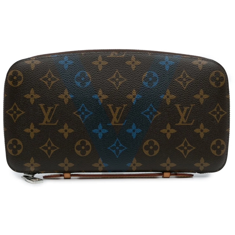 Louis Vuitton Geldbörse Monogram V Line Atoll Organizer braun