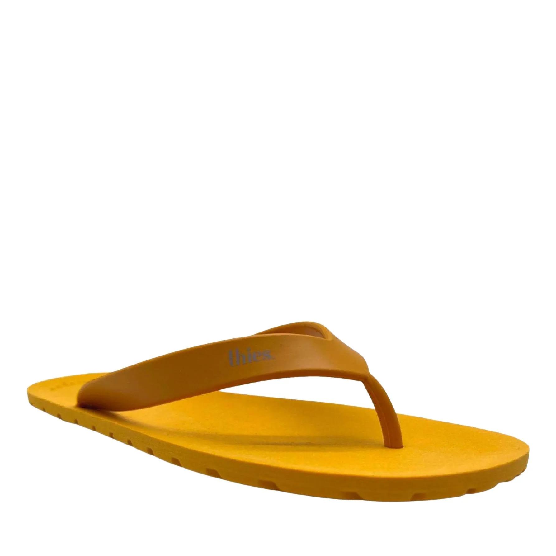 thies Sneakers - thies 1856 ® Eco Beach Thong vegan orange yellow ( - Gr. 35_36 - in Orange - für Damen