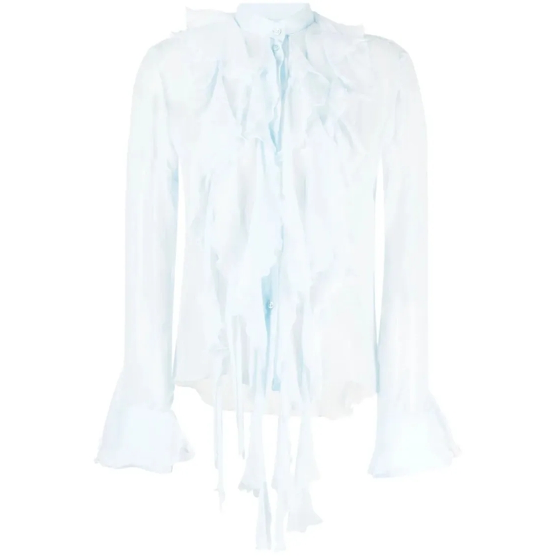 Ermanno Scervino Overhemd Tailored Classic Shirt With Structured Collar And  Neutrals