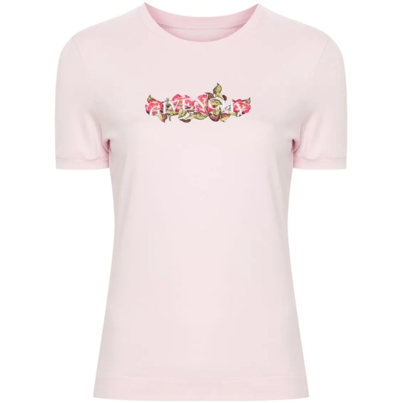 Givenchy T-shirt Short-Sleeved Jersey Top Purple