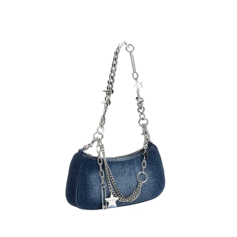 Marc Jacobs Schultertasche The Denim Shoulder Bag Blue(Image 3)