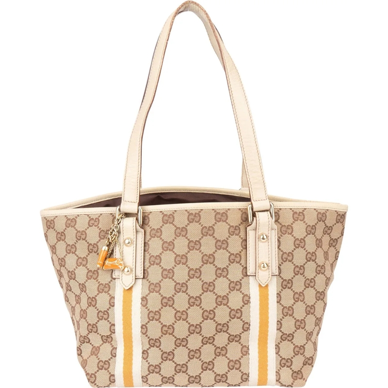 Gucci Schultertasche Gucci GG Monogram Jolicoeur Handbag braun