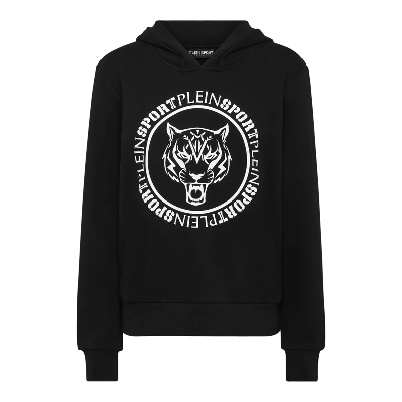 Plein Sport Top Hoodie schwarz
