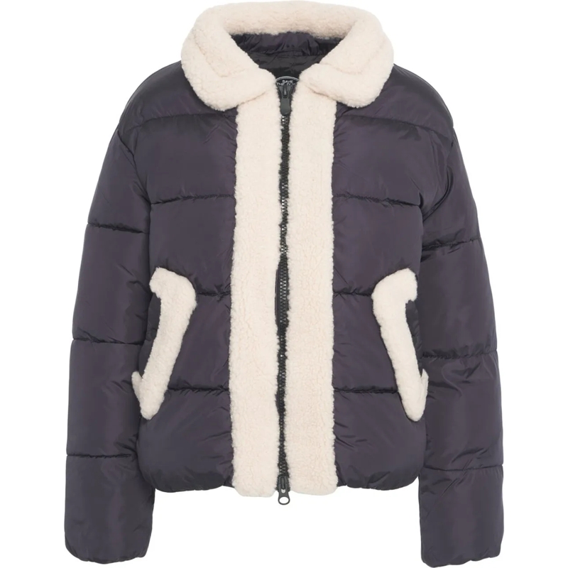 Save the Duck Veste de transition Quilted puffer 'Honey' schwarz