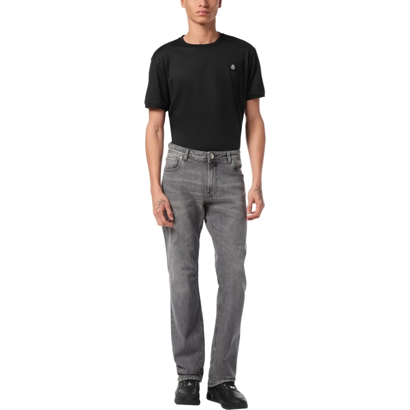 BILLIONAIRE Jeans mit geradem Bein Normale Passform grau(Image 3)