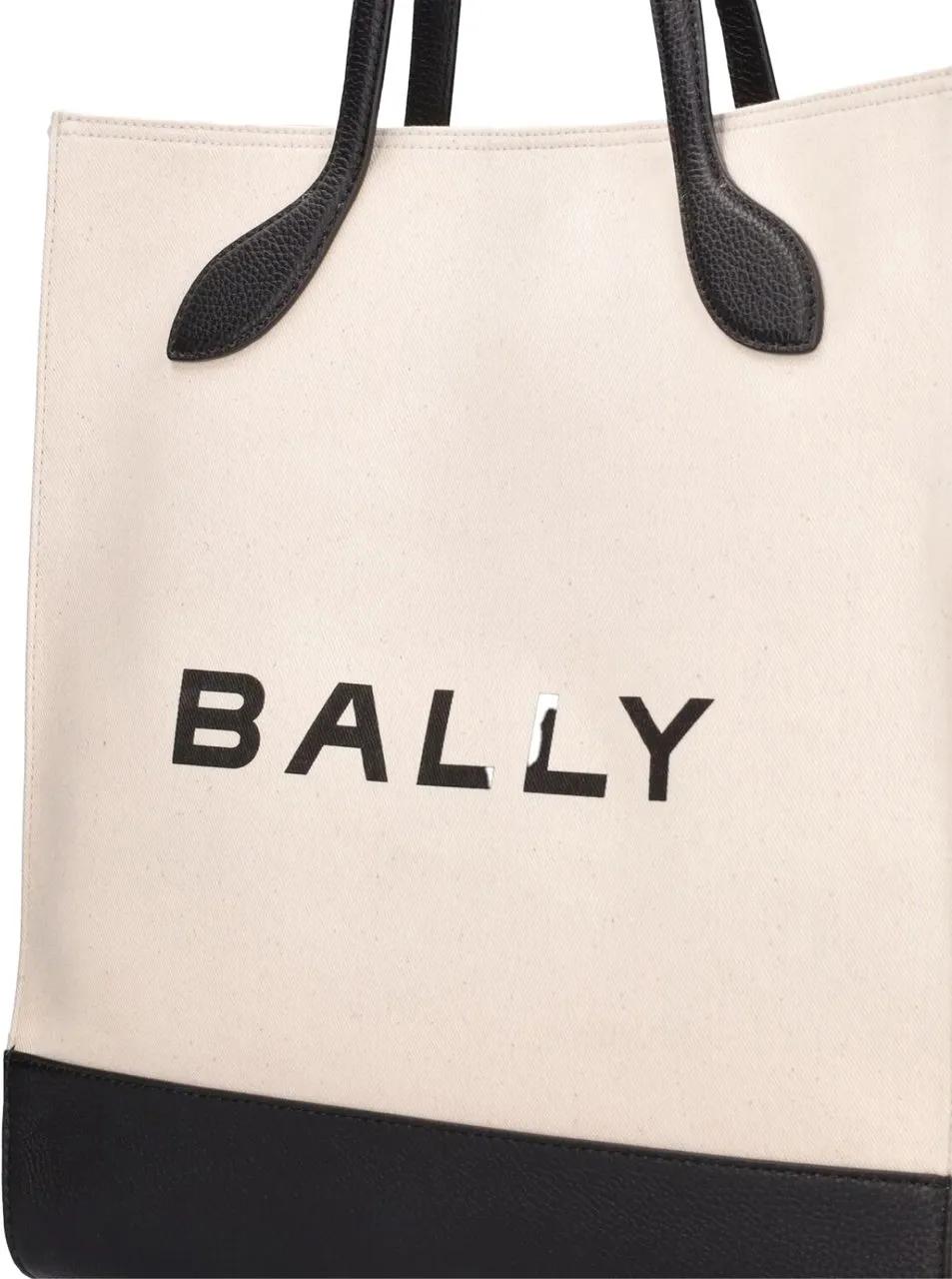 Bally Shoppers & Totes Bar Keep On Logo Tote Bag in beige