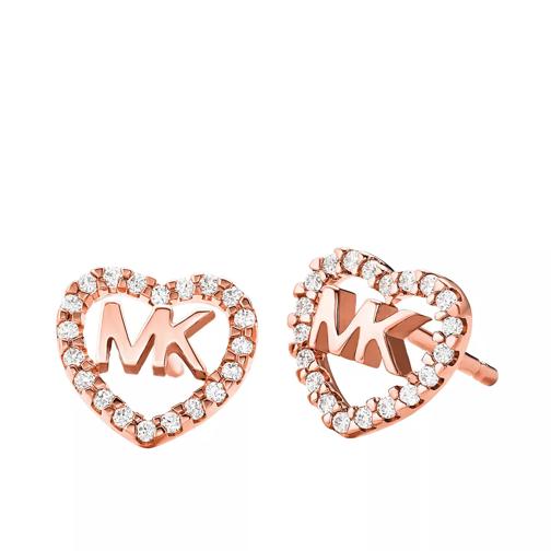 Michael Kors MKC1243AN791 Hearts Earrings Roségold Clou d'oreille