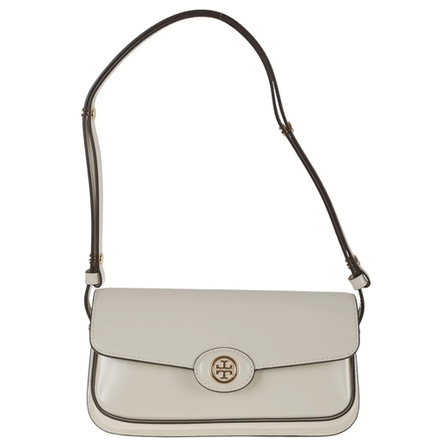 Tory Burch Sac à bandoulière Robinson Spazzolato E/W Shoulder Bag White
