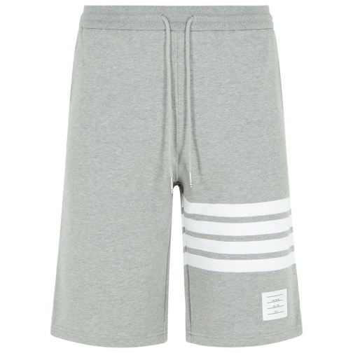 Thom Browne Legere Shorts '4-Bar' Grey Cotton Bermuda Shorts Grey