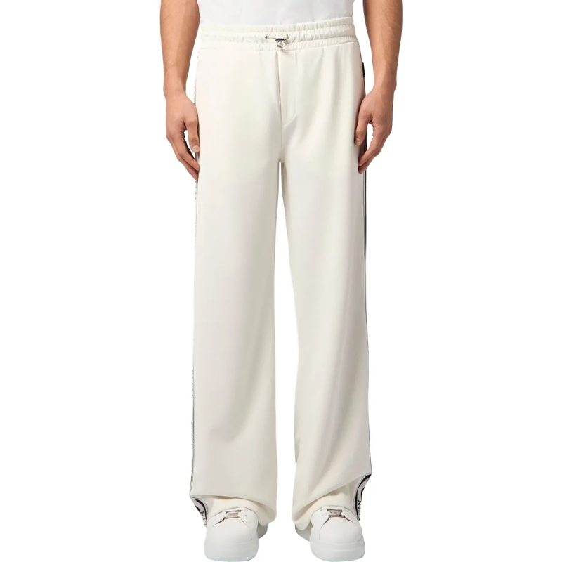 Philipp Plein Jogginghose Tracksuit Trousers Jacquard Logo weiss(Image 3)