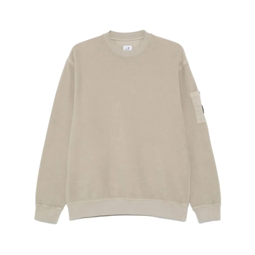 CP Company Pullover Lens-Detail Sweatshirt Grey