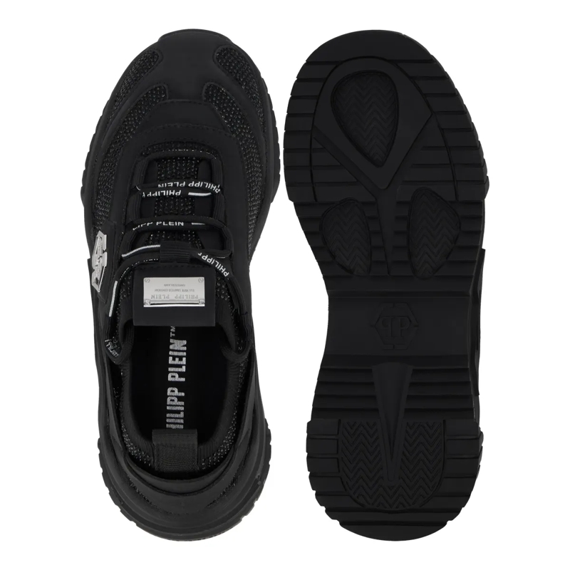 Philipp Plein Low-Top-Sneaker Low-Top Sneakers Predator Strass schwarz(Image 5)