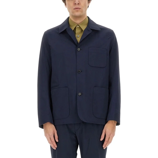 Paul Smith Blazer Single-Breasted Jacket Blue