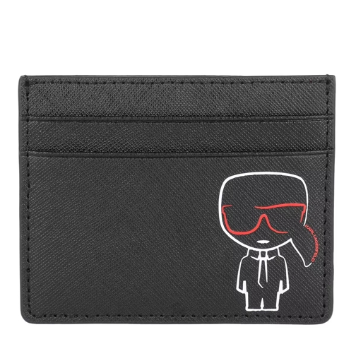 Karl Lagerfeld Ikonik Outline Cardholder Wallet Black Porte-cartes