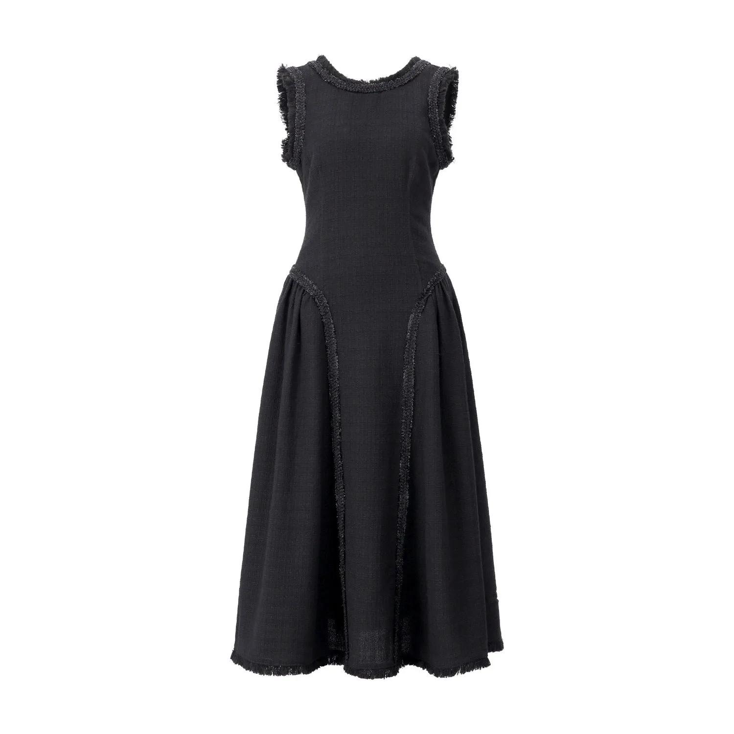 self-portrait - Elegantes Maxikleid - Größe 38 - schwarz