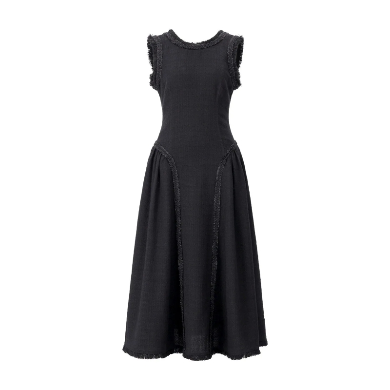 Self Portrait  Elegantes Maxikleid Schwarz