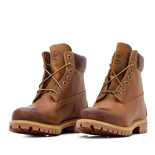 Timberland Timberland Premium 6 Inch Lace Up Waterproof Boot Brown Stövlar