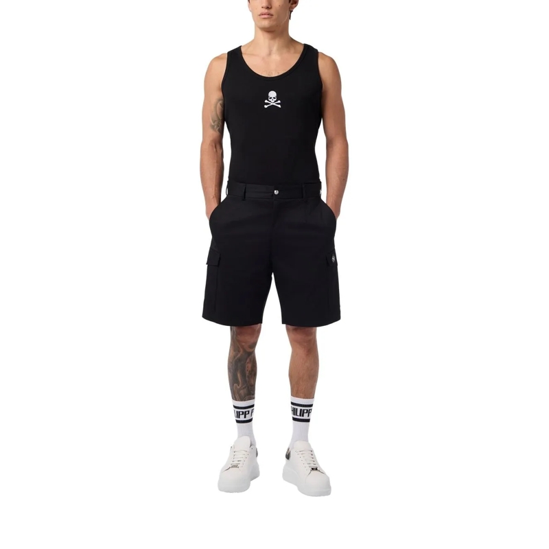 Philipp Plein Shorts Cargo Shorts schwarz(Image 2)